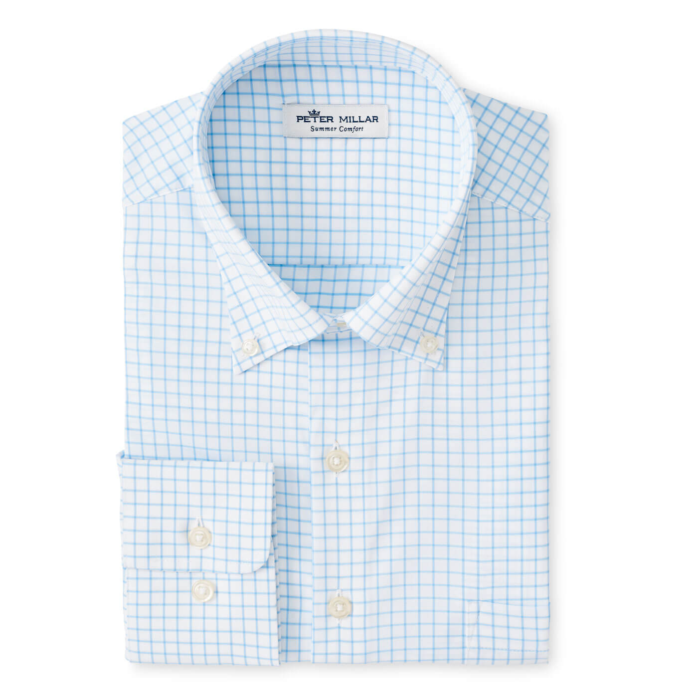 Peter Millar Men's Captain Performance Sport Shirt Medium