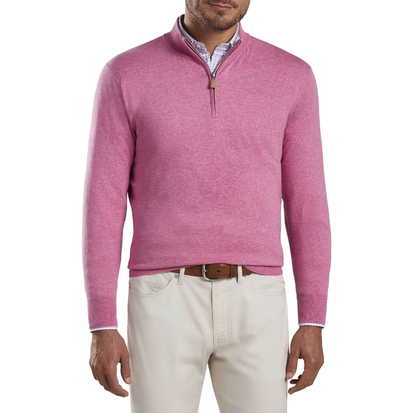 Peter Millar Men's Crown Soft Qtr Zip Sweater 