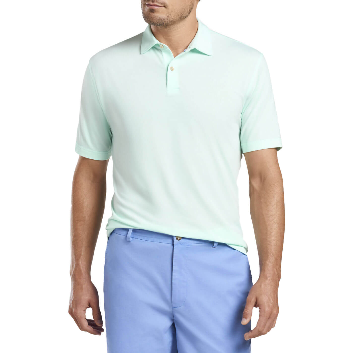 Peter Millar Men's Seaside Natural Touch Polo 