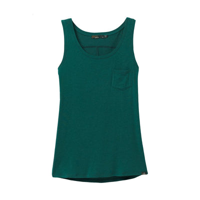 Prana Women's Foundation Scoop Neck Tank DEEP PINE HEATH