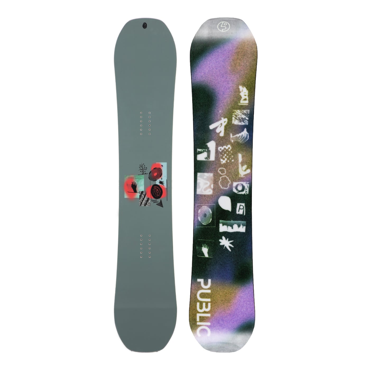 Public Men's Mathes Public Display Snowboard 2023 156