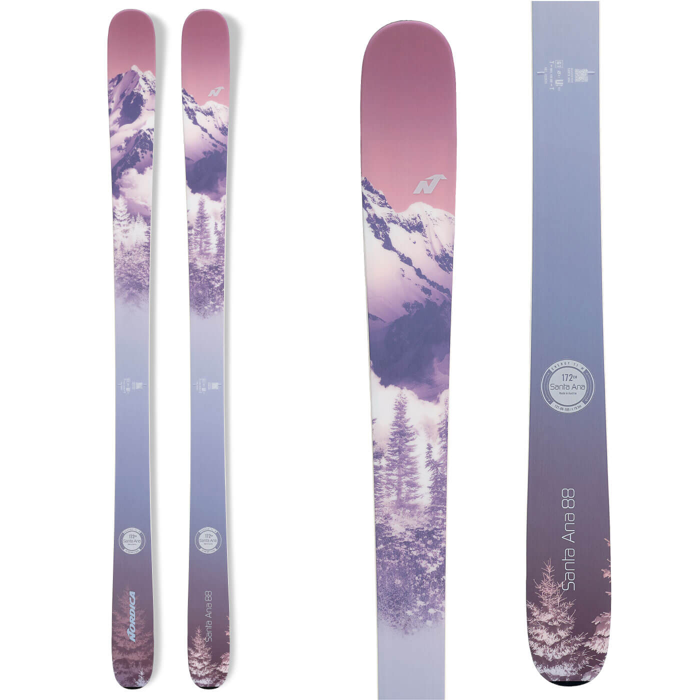 Nordica Women's Santa Ana 88 Alpine Ski 2022 