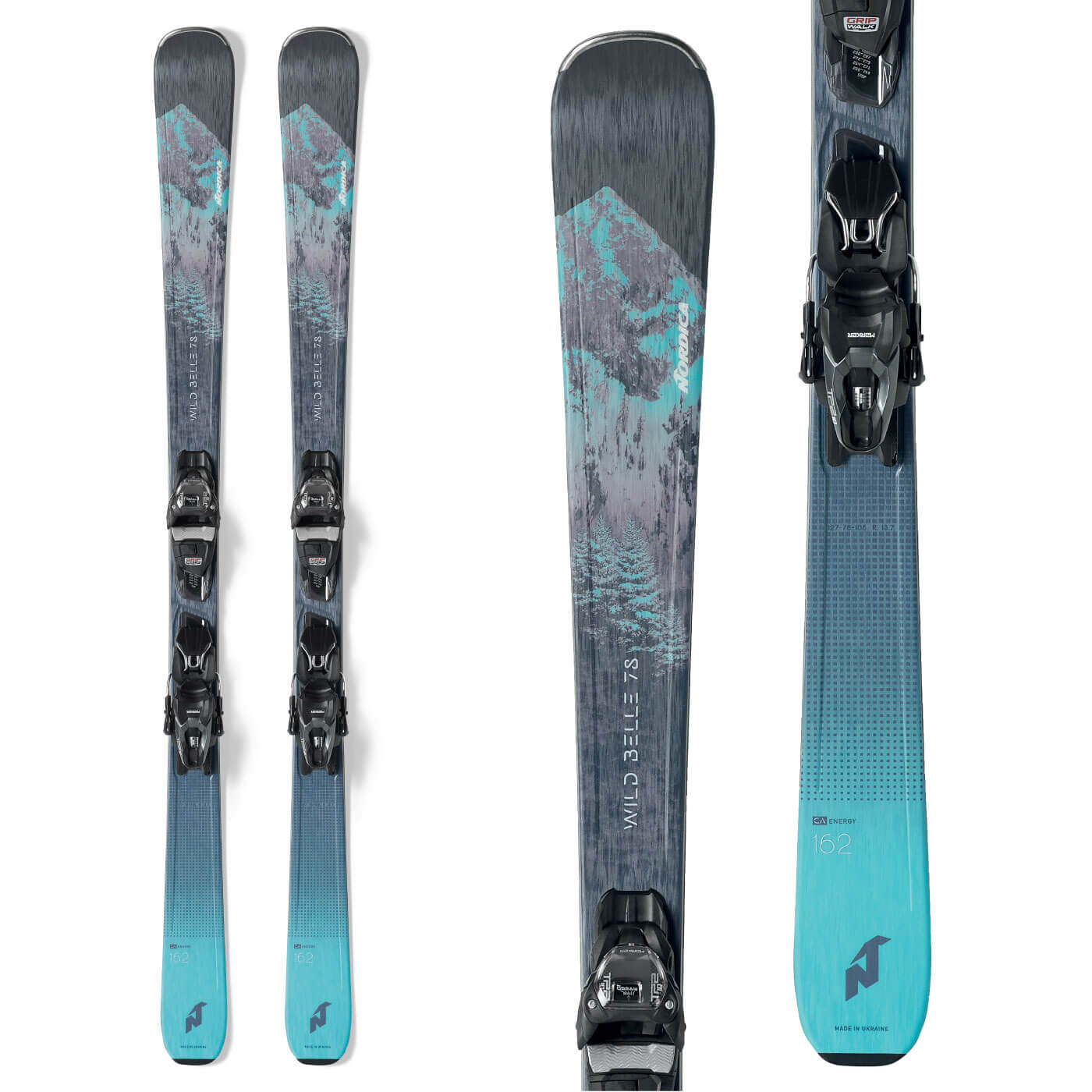 Nordica Women's Wild Belle 78 CA System Ski 2022 