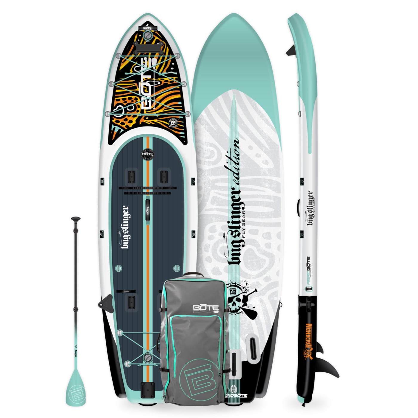 BOTE Rackham Aero Inflatable Paddle Board 12'4" 12'4"