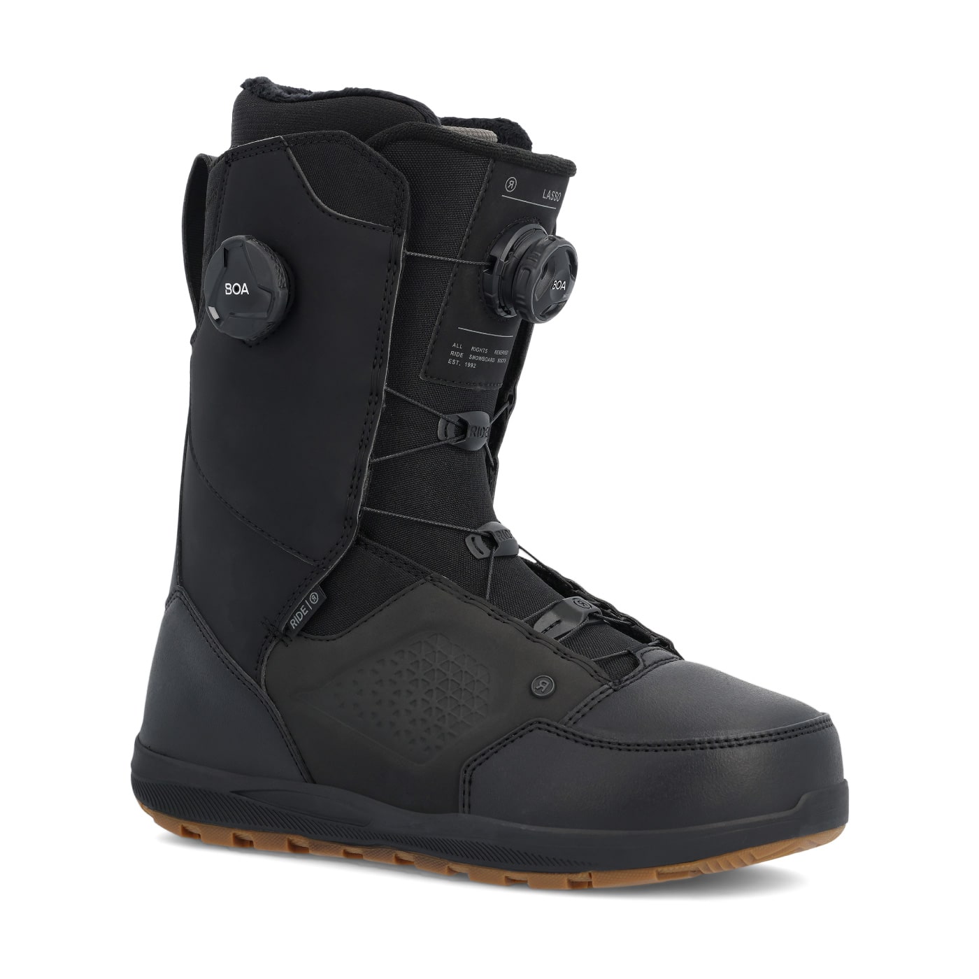 Ride Men's Lasso Snowboard Boot 2023 BLACK