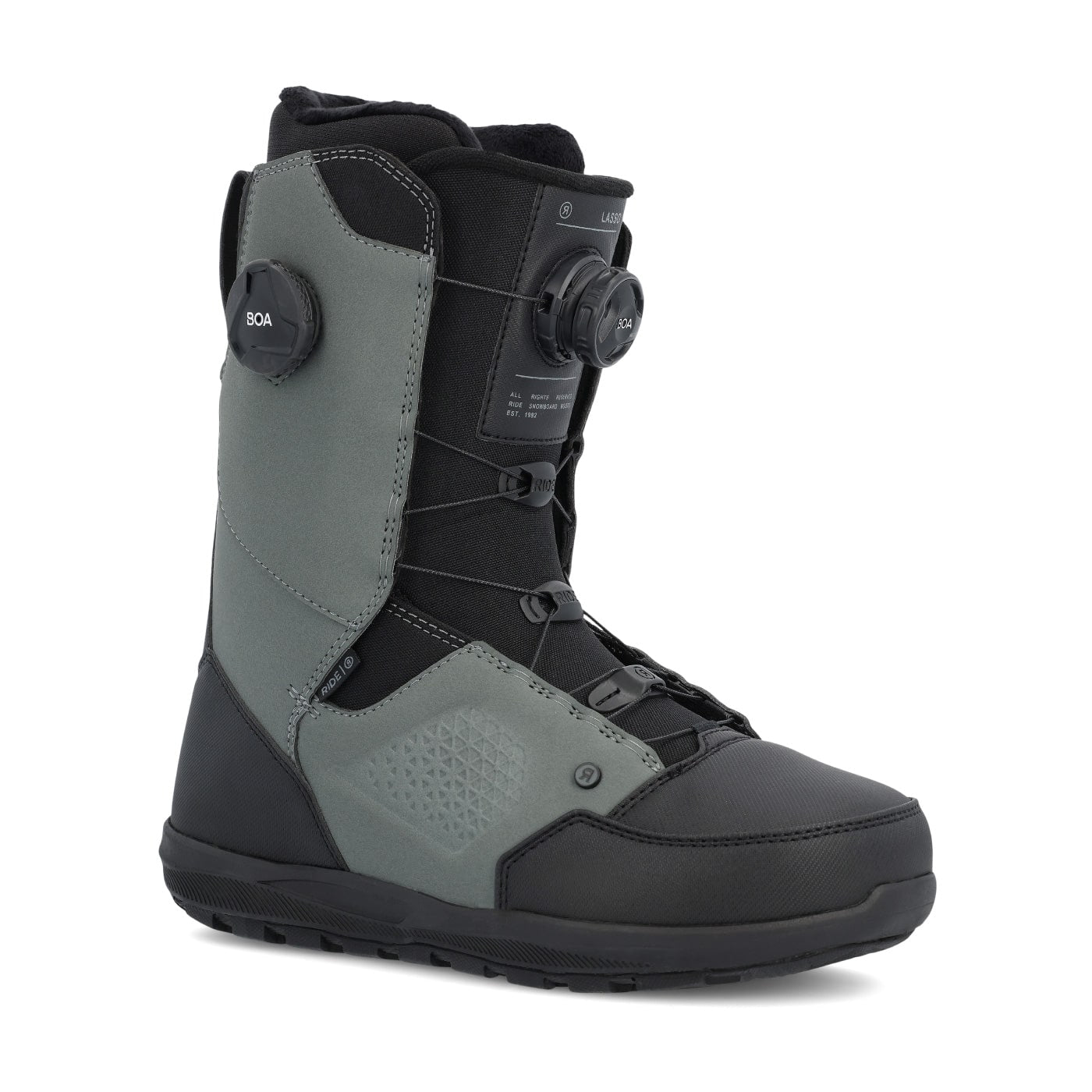 Ride Men's Lasso Snowboard Boot 2023 GREY