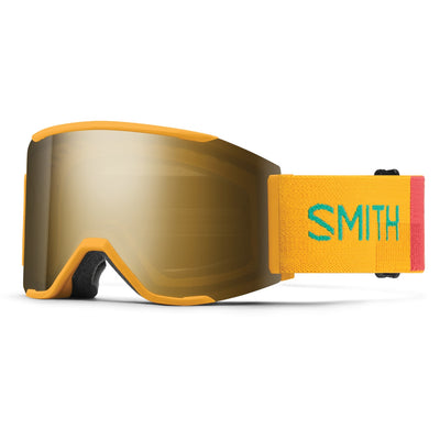 Smith Squad MAG Goggles with ChromaPop Lens 2022 SAFFRON LANDSCA/SUN BLK GOLD MI