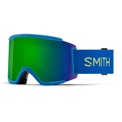 Smith Squad XL Goggles with ChromaPop Lens 2022 ELECTRIC BLUE/SUN GREEN MIR