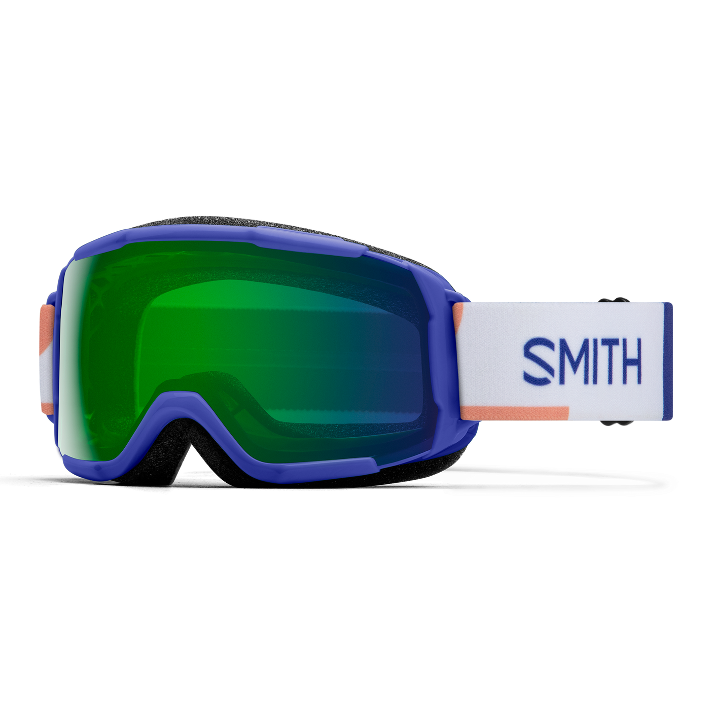 Smith Junior's Grom Goggles with ChromaPop Lens 2023 LAPIS RISOPRINT/EDAY GREEN MIR