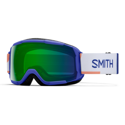 Smith Junior's Grom Goggles with ChromaPop Lens 2023 LAPIS RISOPRINT/EDAY GREEN MIR