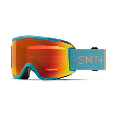 Smith Squad S Goggles with Bonus ChromaPop Lens 2023 STORM COLORBLOC/EDAY RED MIR