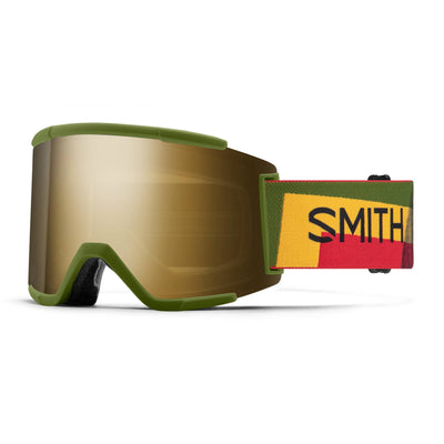 Smith Squad XL Goggles with Bonus ChromaPop Lens 2023 HIGH FIVES/SUN BLK GLD MIR