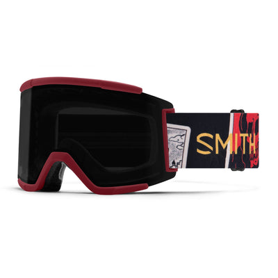 Smith Squad XL Goggles with Bonus ChromaPop Lens 2023 SANGRIA FORTUNE/SUN BLACK