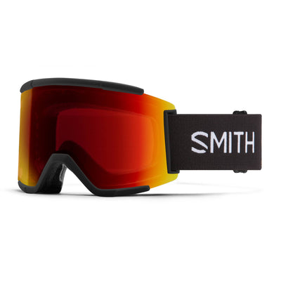 Smith Squad XL Goggles with Bonus ChromaPop Lens 2023 BLACK/SUN RED MIR