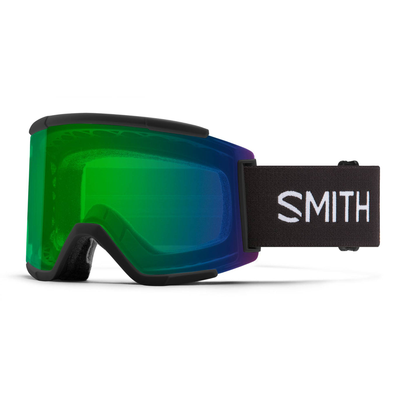 Smith Squad XL Goggles with Bonus ChromaPop Lens 2023 BLACK/EDAY GREEN MIR