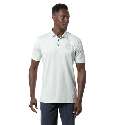 TravisMathew Men's Sun Rays Polo HEATHER NE