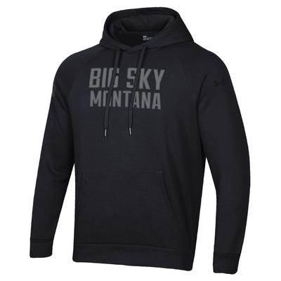 Big Sky Under Armour Wool Logo All Day Hoodie SMALL
