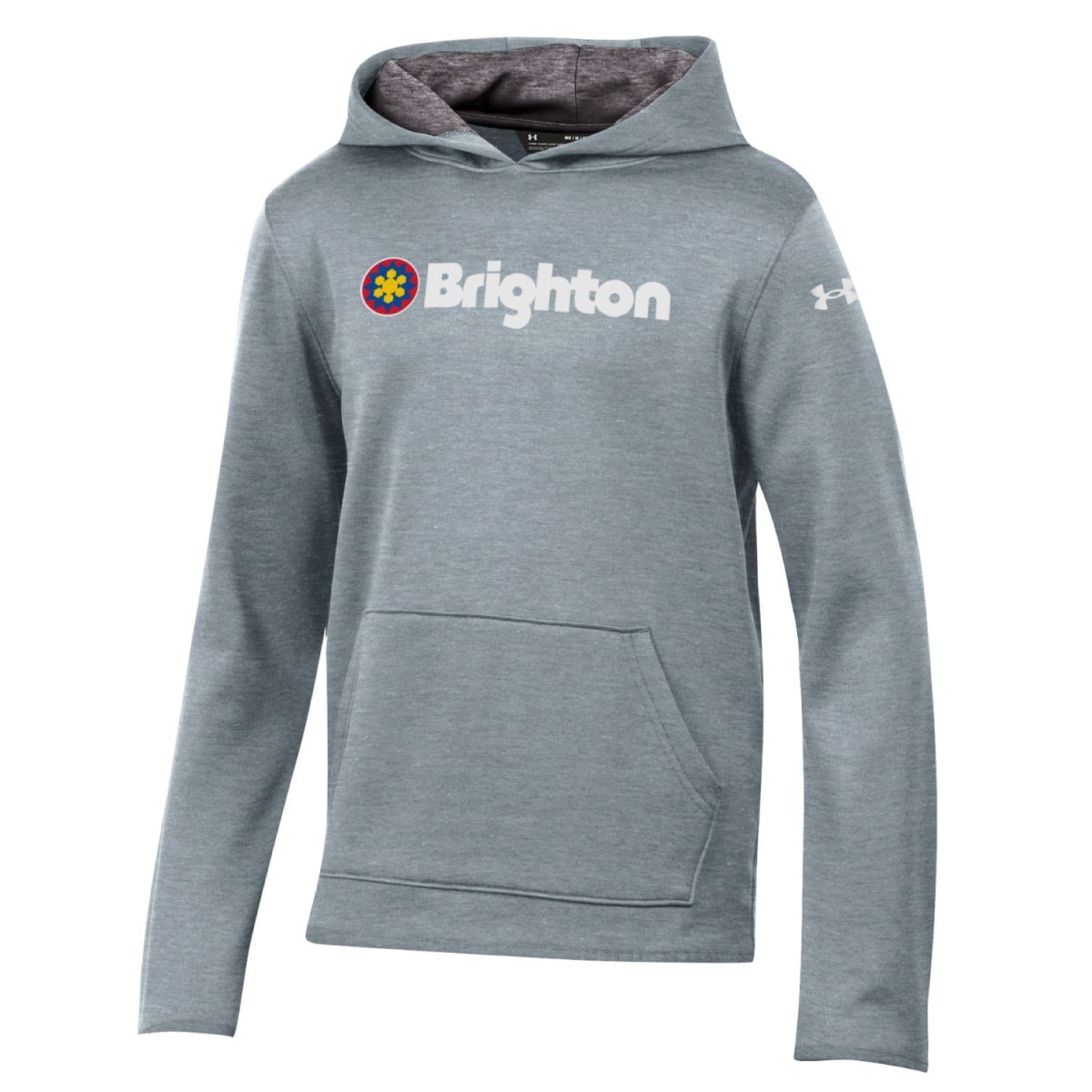 Brighton Junior's Under Armour Fleece Hoody TRUE GREY