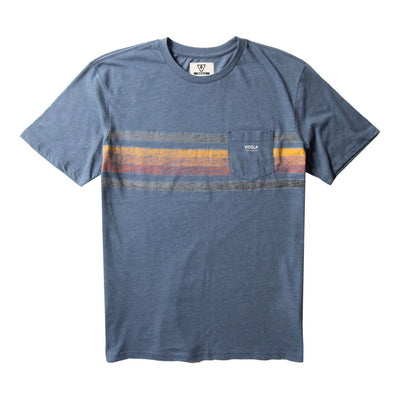 Vissla Men's Fist Bump SS Pkt Tee 2024 STRONG BLUE