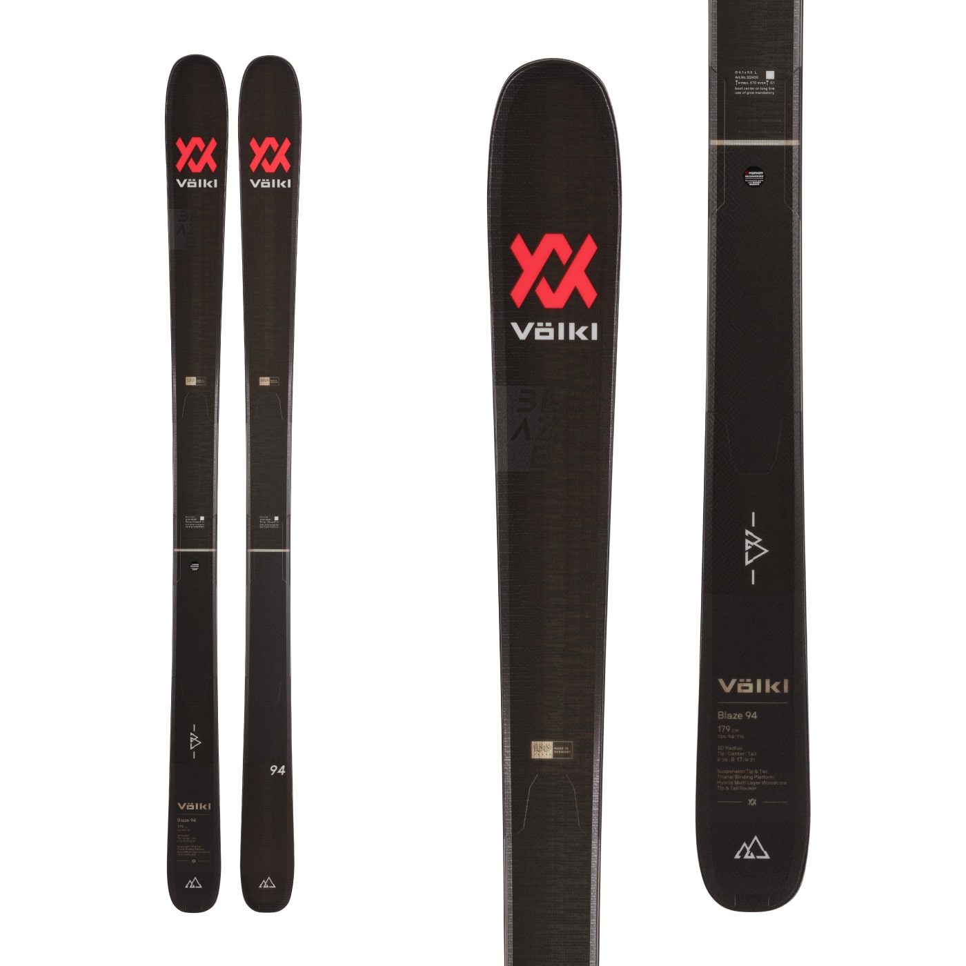 Volkl Men's Blaze 94 Ski 2023 158