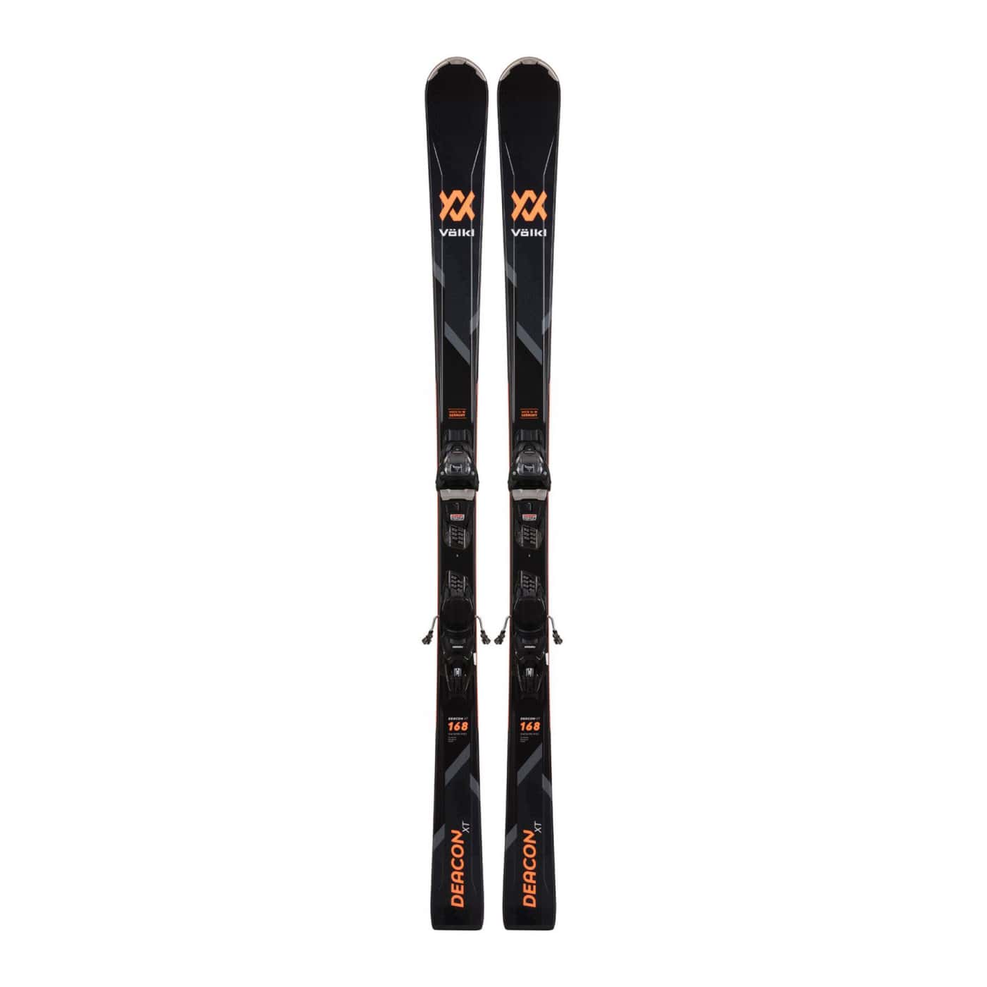 The Völkl Deacon XT Skis + vMotion 10 GW Bindings 