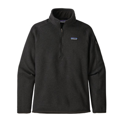 Patagonia Women's Better Sweater®  1/4 Zip 2024 BLK BLACK