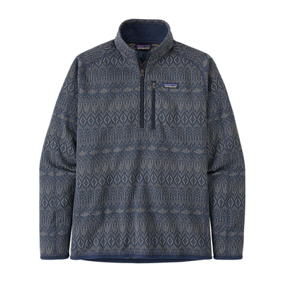 Patagonia Men's Better Sweater 1/4 Zip Fleece 2023 FLEN FALCONER L