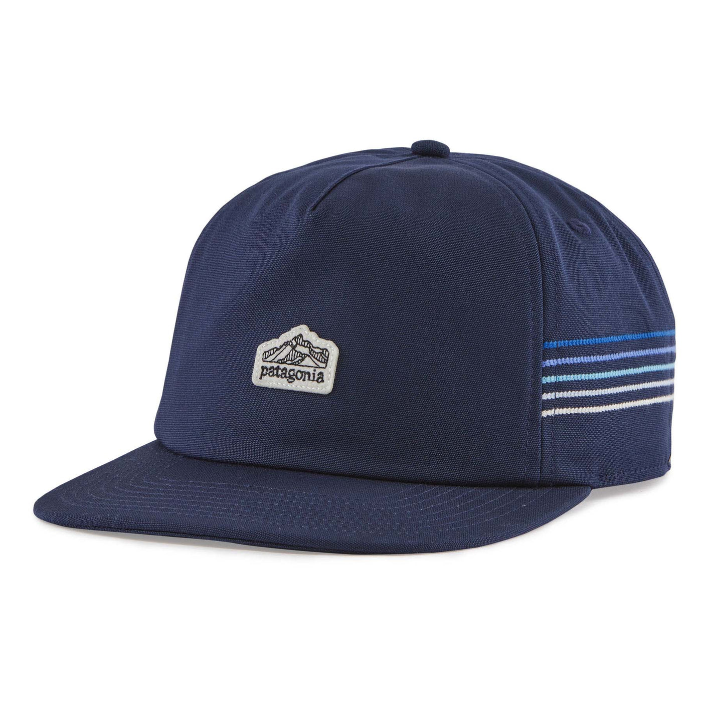 Patagonia Line Logo Ridge Stripe Funfarer Cap 2023 NENA NEW NAVY