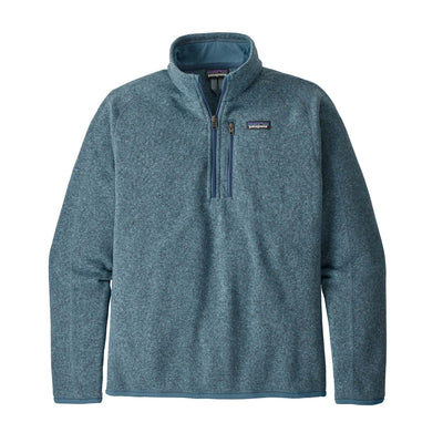 Patagonia Men's Better Sweater 1/4 Zip Fleece 2023 PIGEON BLU