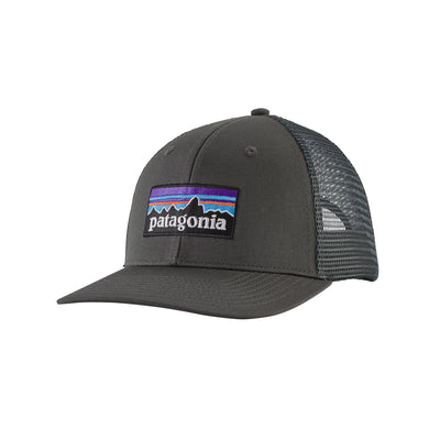 Patagonia P-6 Logo Trucker Hat 2025 FORGE GREY