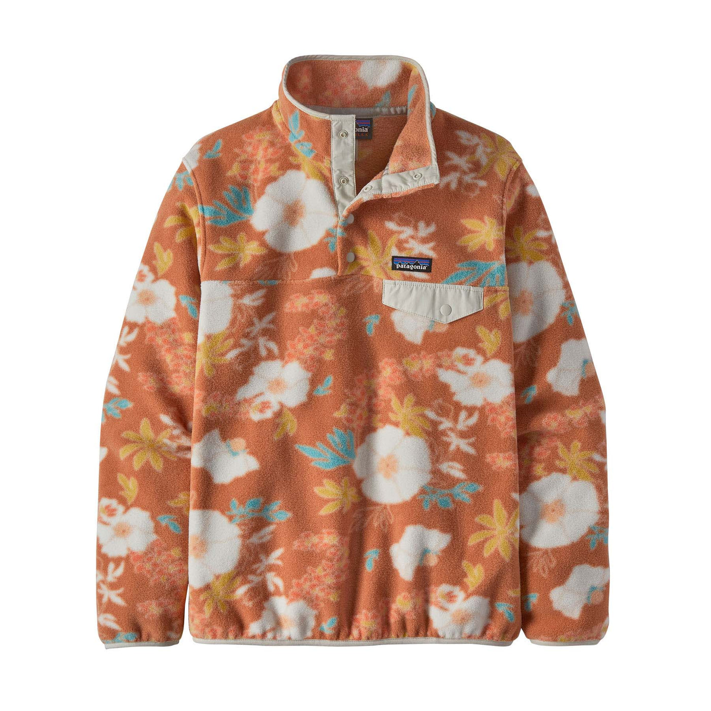 Patagonia Women's Lightweight Synchilla Snap-T Pullover 2023 FLOWER POWER