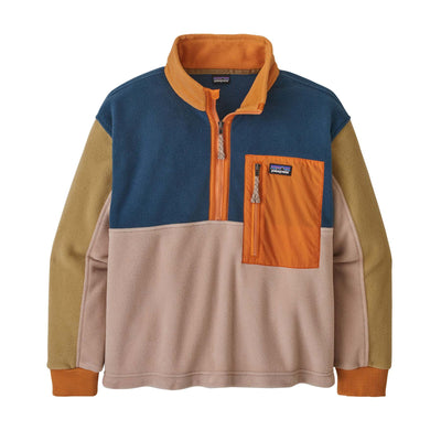 Patagonia Kids' Microdini 1/2 Zip Pullover 2023 PATN PAMPAS TAN