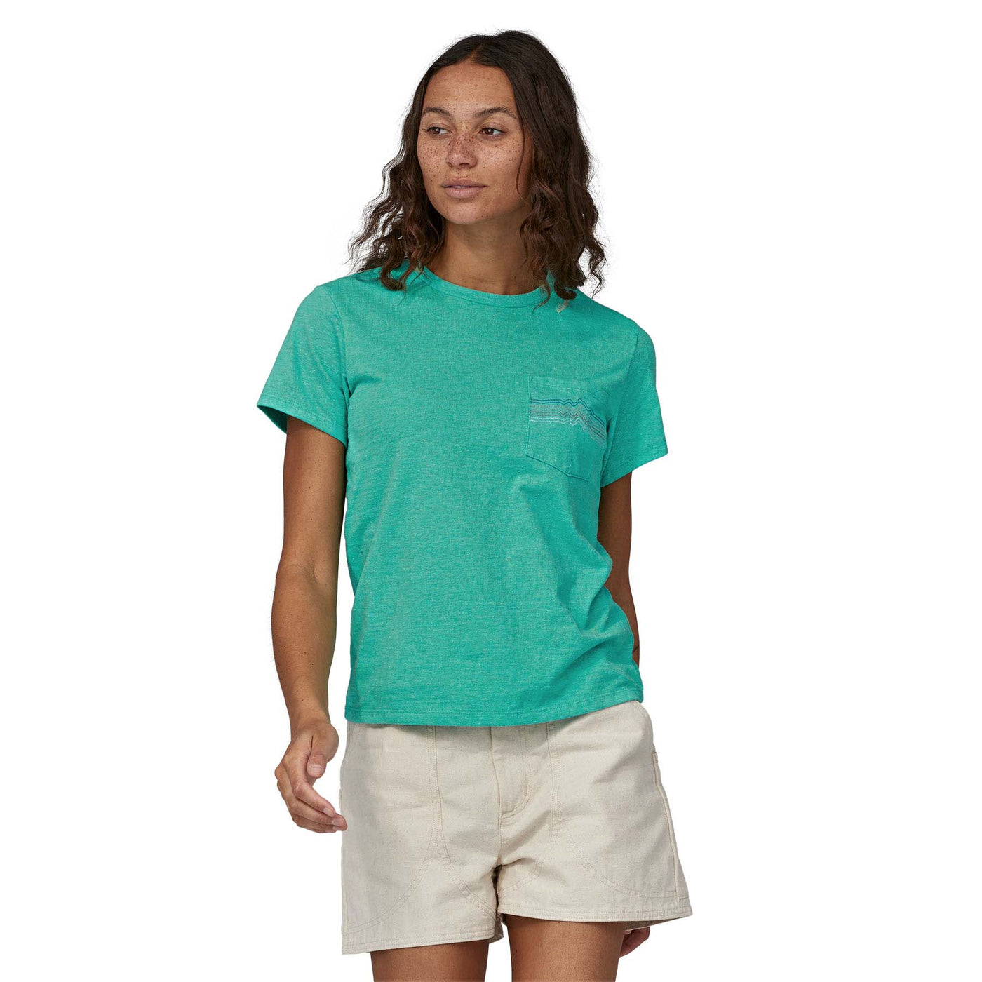 Patagonia Women's Ridge Rise Stripe Pocket Responsibili-Tee 2023 