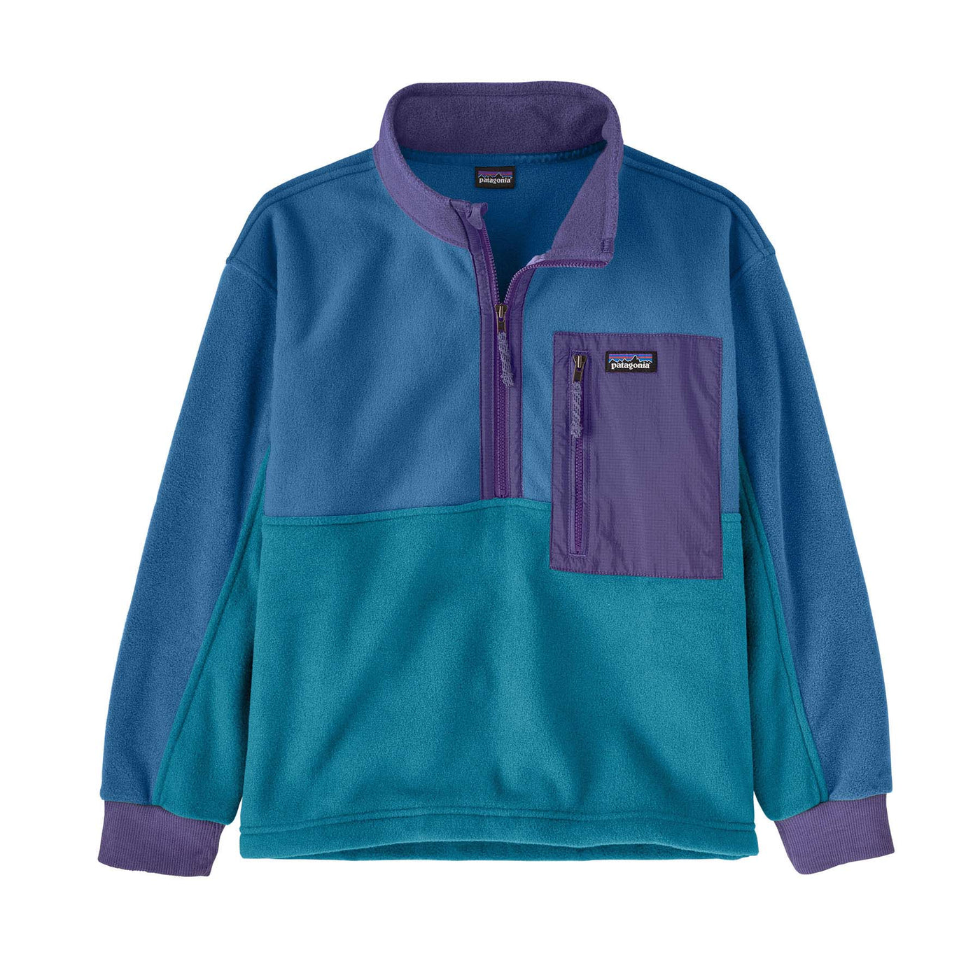 Patagonia Kids' Microdini 1/2 Zip Pullover 2023 BAYOU BLUE