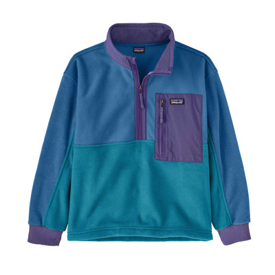 Patagonia Kids' Microdini 1/2 Zip Pullover 2023 BAYOU BLUE