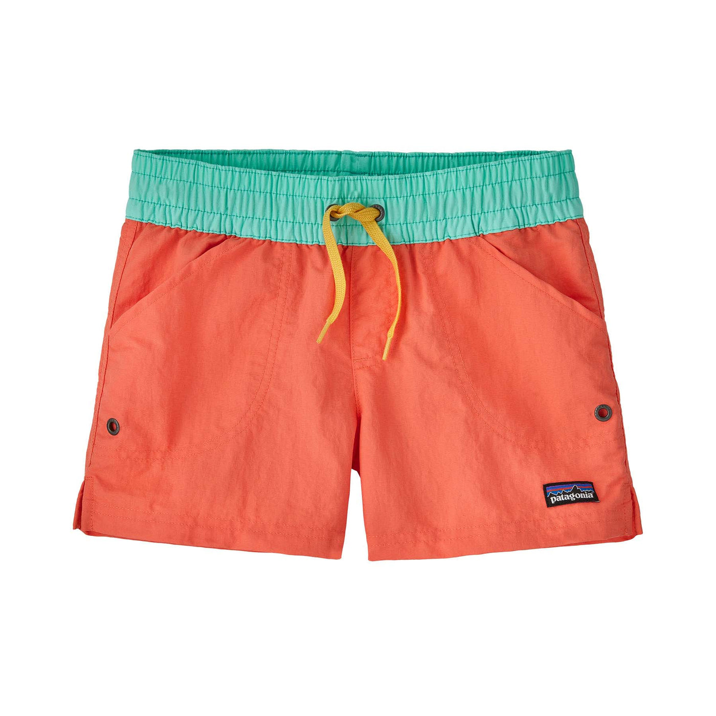 Patagonia Kids' Costa Rica Baggies Shorts 3 in. 2023 COHO CORAL