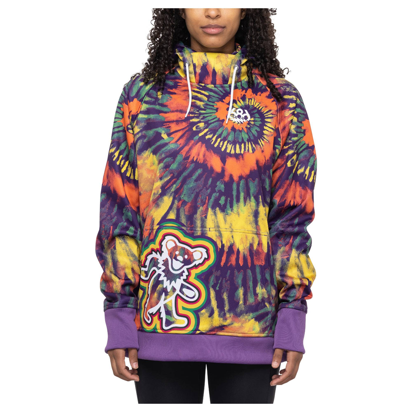 686 686 WOMEN'S BONDED FLEECE PULLOVER HOODY GRATEFUL DEAD T