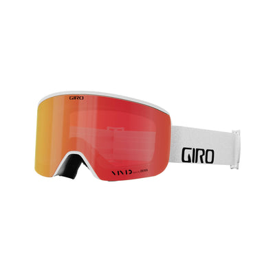 Giro Men's Axis Goggles with Bonus VIVID Lens 2023 WHITE WORDMARK/VIVID EMBER