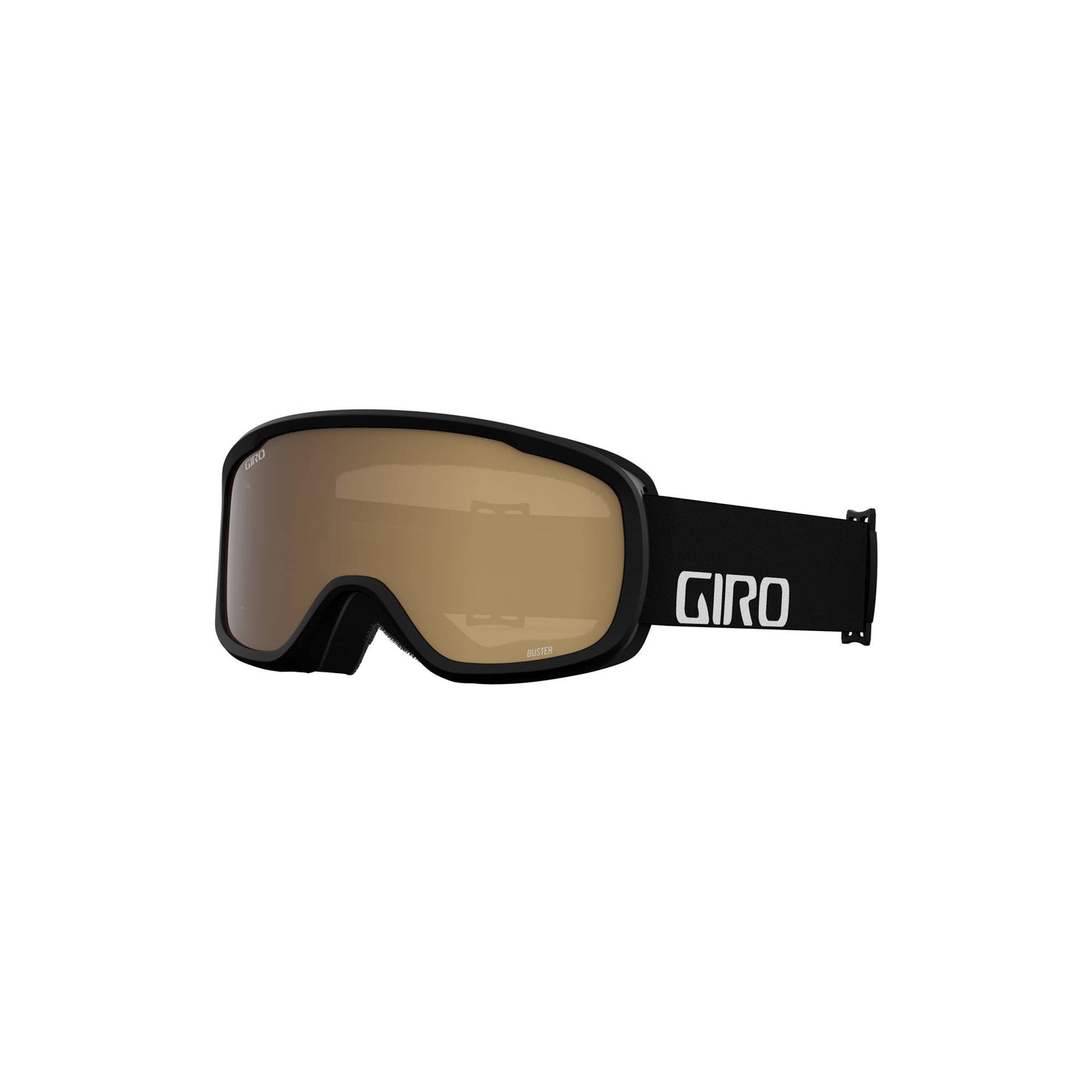 Giro Junior's Buster Goggles with Amber Rose Lens 2024 BLACK WORDMARK