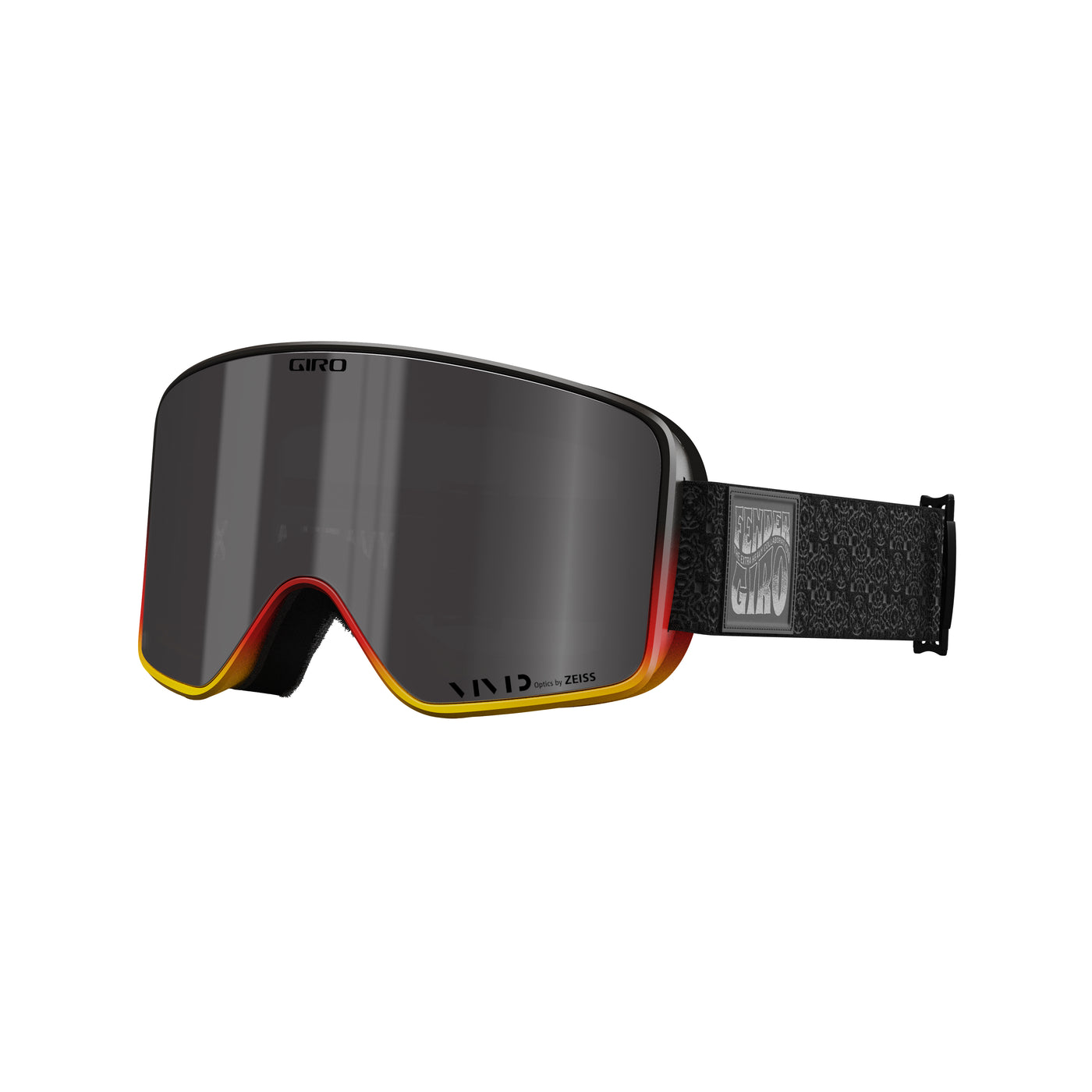 Giro Men's Method Googles with VIVID Lens 2023 FENDR BLACK PSYCH/VIVID SMOKE