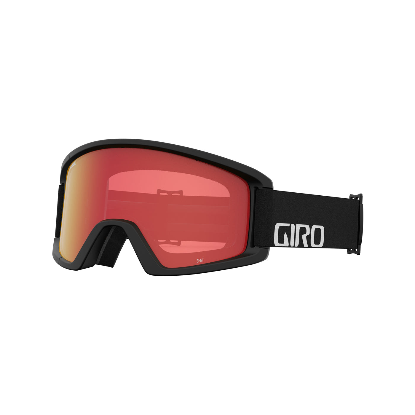 Giro Junior's Semi Goggles with Bonus Lens 2024 BLACK WORDMARK/AMBER SCARLET