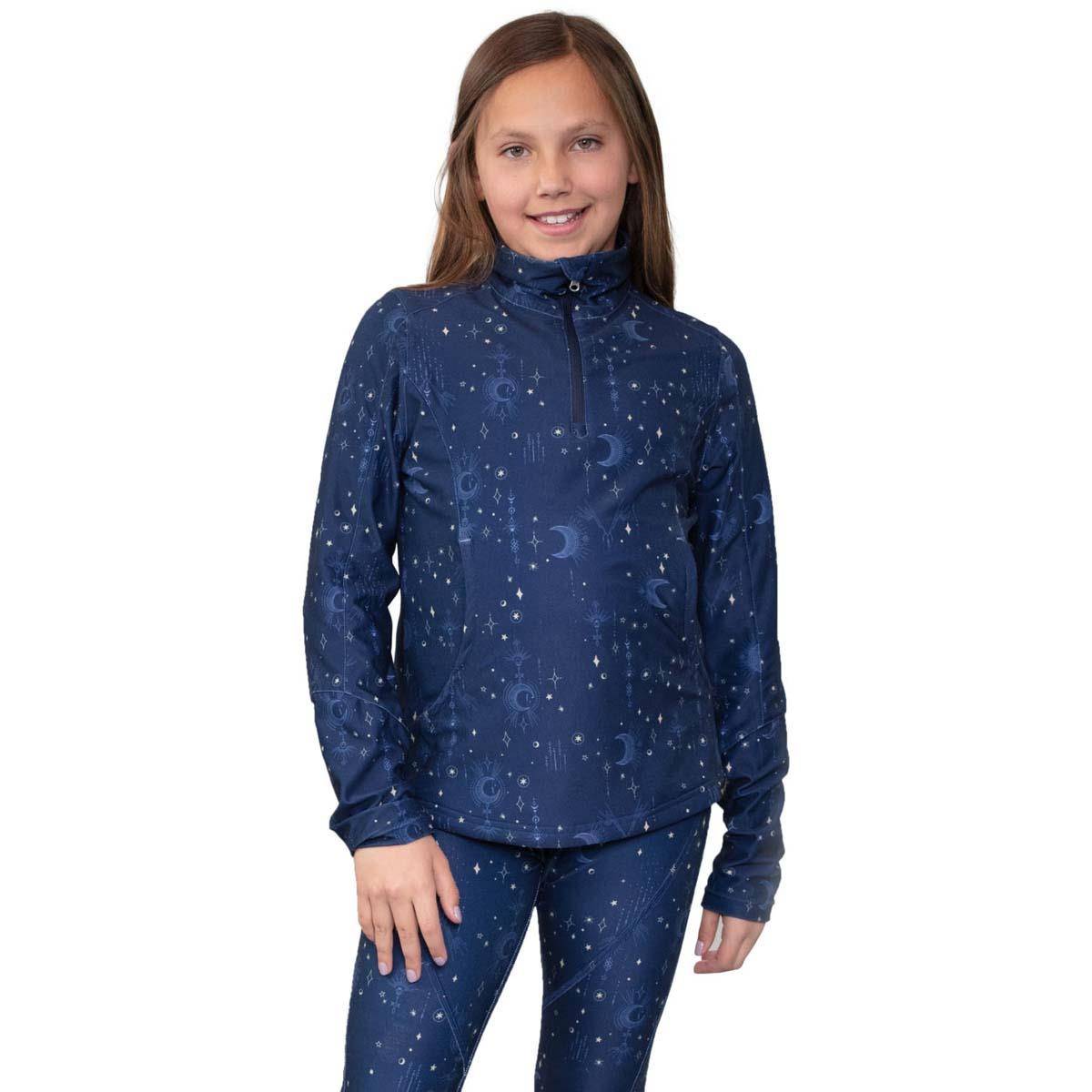 Obermeyer Junior's Clara 1/4 Zip Top 2023 MY MOON A