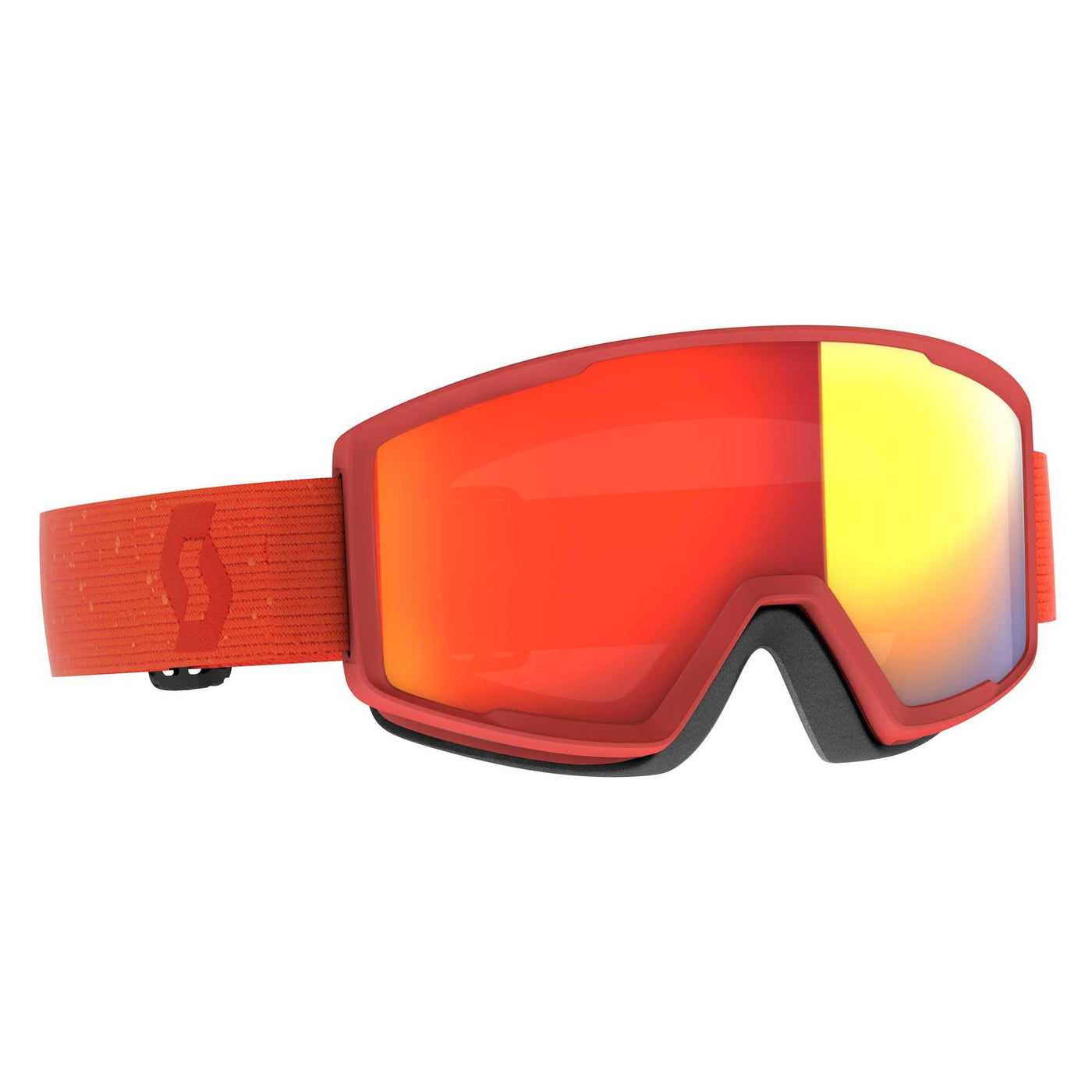 Scott Factor Pro Goggles 2024 RUST RED/ENH RED CHROME