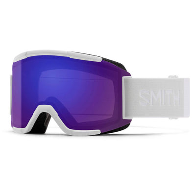 Smith Squad Goggles with Bonus ChromaPop Lens 2023 WHITE VAPOR/EDAY VIOLET MIR